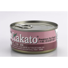 Kakato Chicken, Salmon & Vegetables 雞、三文魚、蔬菜 170g 